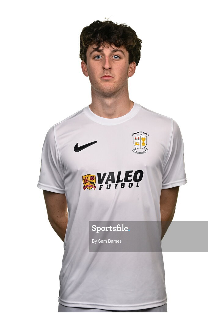 14 February 2024; Brendan Lauder poses for a portrait during a Athlone Town FC squad portraits session at Athlone Town Stadium in Athlone, Westmeath. Photo by Sam Barnes/Sportsfile