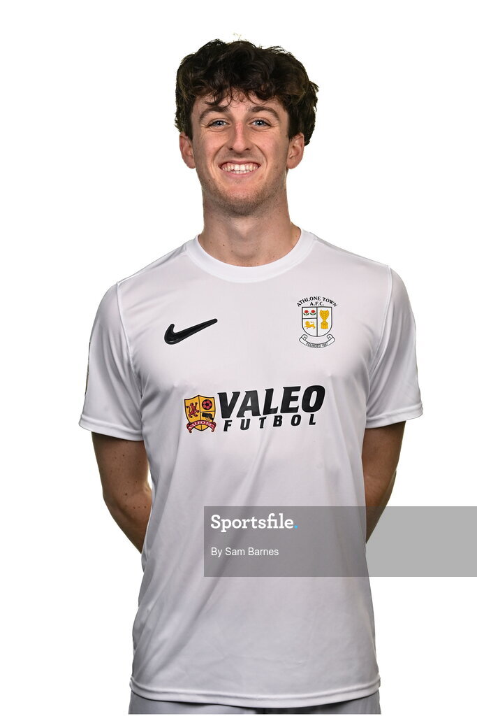 14 February 2024; Brendan Lauder poses for a portrait during a Athlone Town FC squad portraits session at Athlone Town Stadium in Athlone, Westmeath. Photo by Sam Barnes/Sportsfile