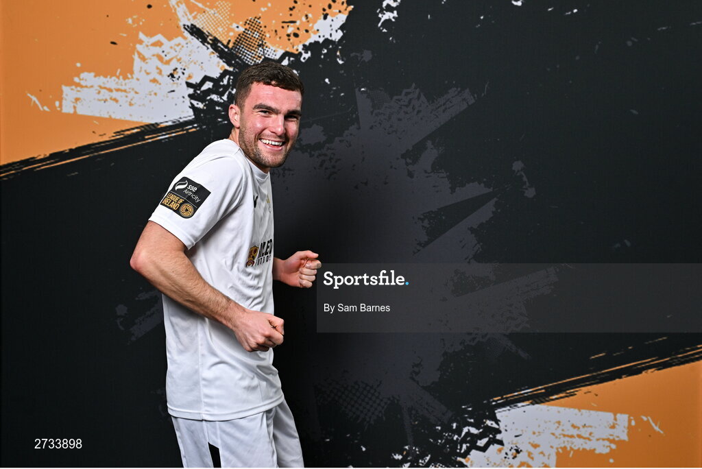 14 February 2024; Jarlath Jones poses for a portrait during a Athlone Town FC squad portraits session at Athlone Town Stadium in Athlone, Westmeath. Photo by Sam Barnes/Sportsfile