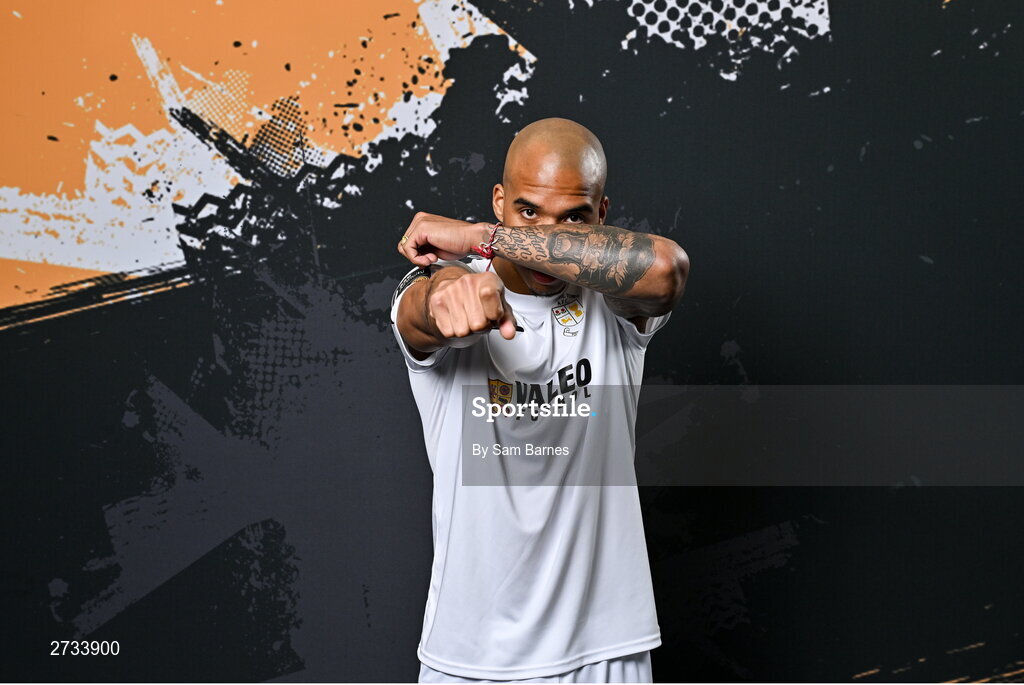 14 February 2024; Noah Van Geenen poses for a portrait during a Athlone Town FC squad portraits session at Athlone Town Stadium in Athlone, Westmeath. Photo by Sam Barnes/Sportsfile