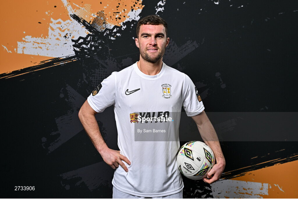 14 February 2024; Jarlath Jones poses for a portrait during a Athlone Town FC squad portraits session at Athlone Town Stadium in Athlone, Westmeath. Photo by Sam Barnes/Sportsfile
