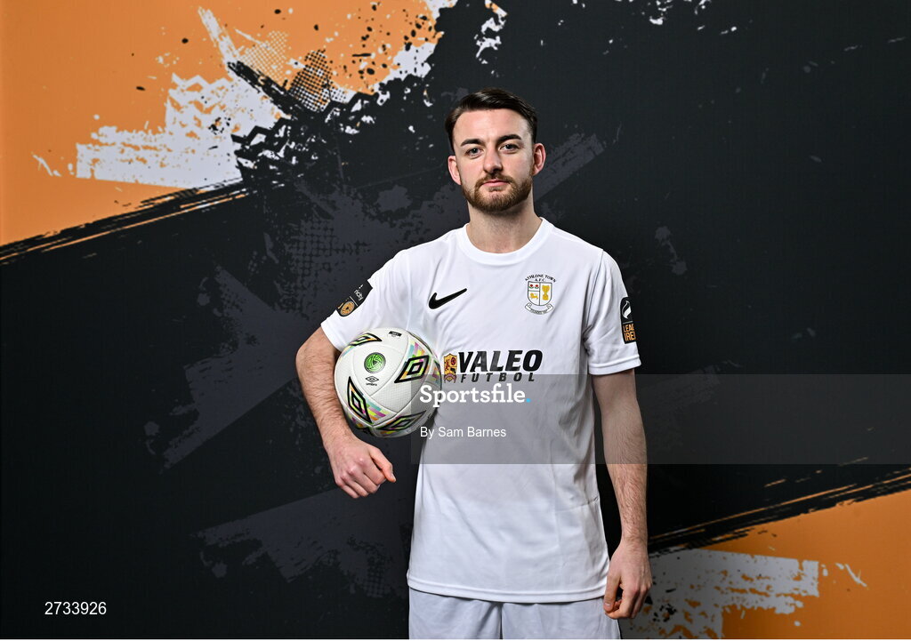 14 February 2024; Daniel McKenna poses for a portrait during a Athlone Town FC squad portraits session at Athlone Town Stadium in Athlone, Westmeath. Photo by Sam Barnes/Sportsfile