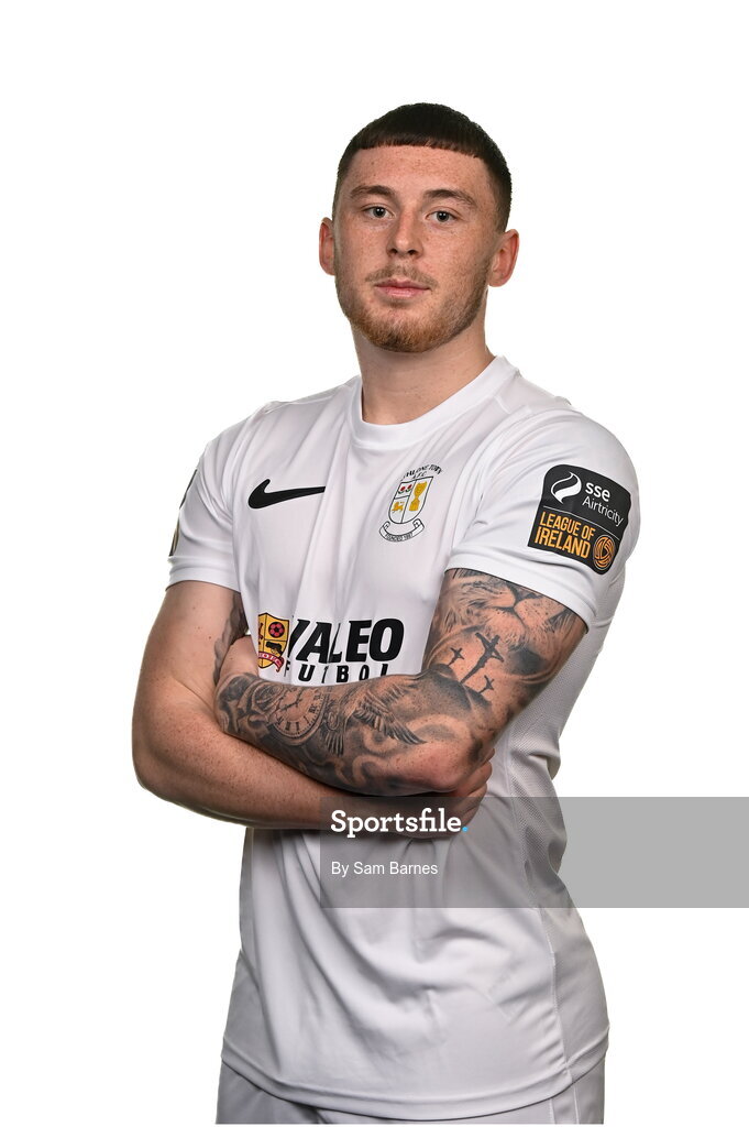 14 February 2024; Dylan Gavin poses for a portrait during a Athlone Town FC squad portraits session at Athlone Town Stadium in Athlone, Westmeath. Photo by Sam Barnes/Sportsfile