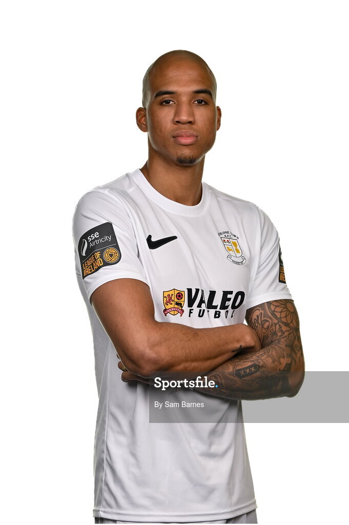14 February 2024; Noah Van Geenen poses for a portrait during a Athlone Town FC squad portraits session at Athlone Town Stadium in Athlone, Westmeath. Photo by Sam Barnes/Sportsfile