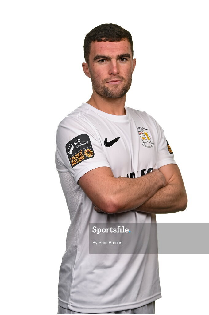 14 February 2024; Jarlath Jones poses for a portrait during a Athlone Town FC squad portraits session at Athlone Town Stadium in Athlone, Westmeath. Photo by Sam Barnes/Sportsfile