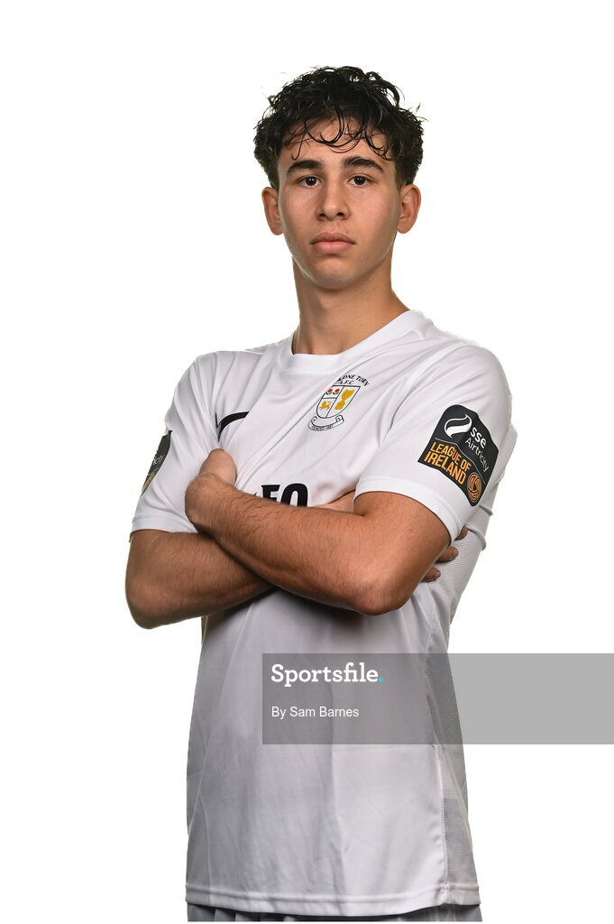 14 February 2024; Roscoe Rubinstein poses for a portrait during a Athlone Town FC squad portraits session at Athlone Town Stadium in Athlone, Westmeath. Photo by Sam Barnes/Sportsfile