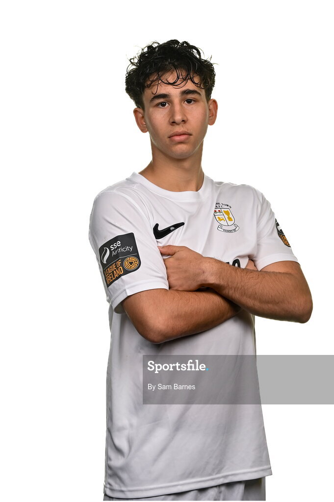 14 February 2024; Roscoe Rubinstein poses for a portrait during a Athlone Town FC squad portraits session at Athlone Town Stadium in Athlone, Westmeath. Photo by Sam Barnes/Sportsfile