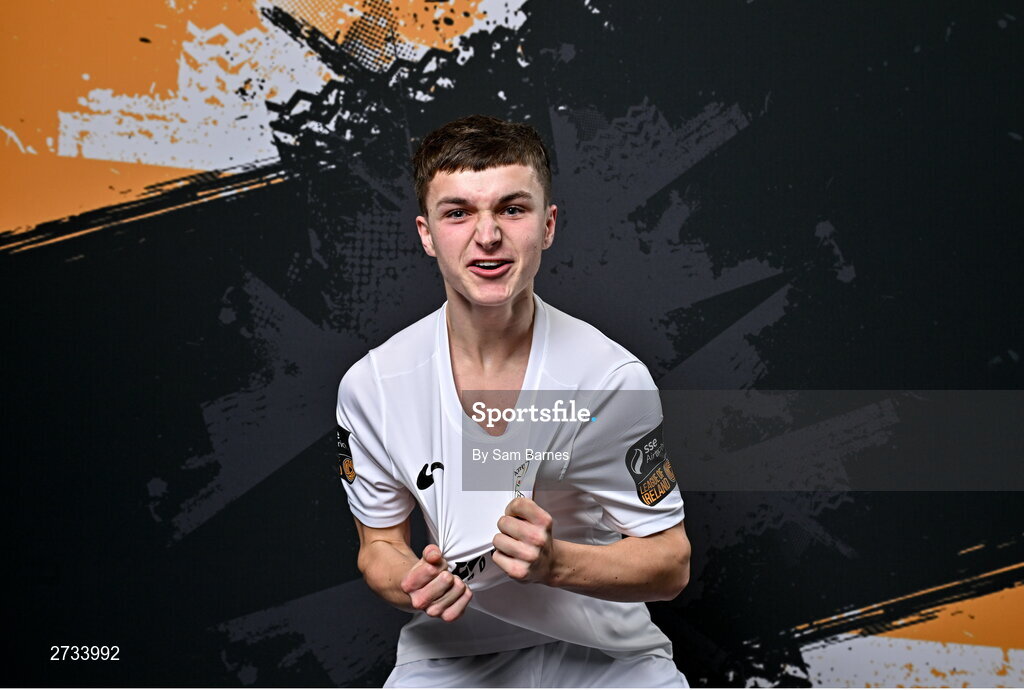 14 February 2024; Shane Forbes poses for a portrait during a Athlone Town FC squad portraits session at Athlone Town Stadium in Athlone, Westmeath. Photo by Sam Barnes/Sportsfile