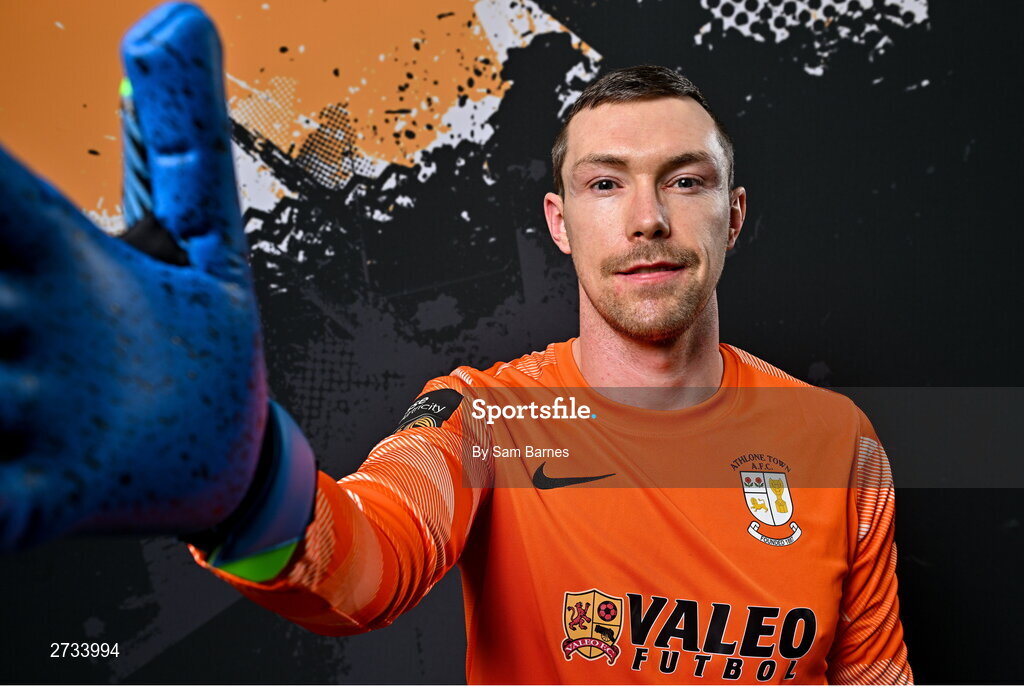 14 February 2024; Shaun O'Donnell poses for a portrait during a Athlone Town FC squad portraits session at Athlone Town Stadium in Athlone, Westmeath. Photo by Sam Barnes/Sportsfile