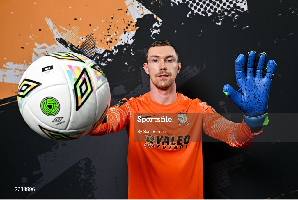 14 February 2024; Shaun O'Donnell poses for a portrait during a Athlone Town FC squad portraits session at Athlone Town Stadium in Athlone, Westmeath. Photo by Sam Barnes/Sportsfile