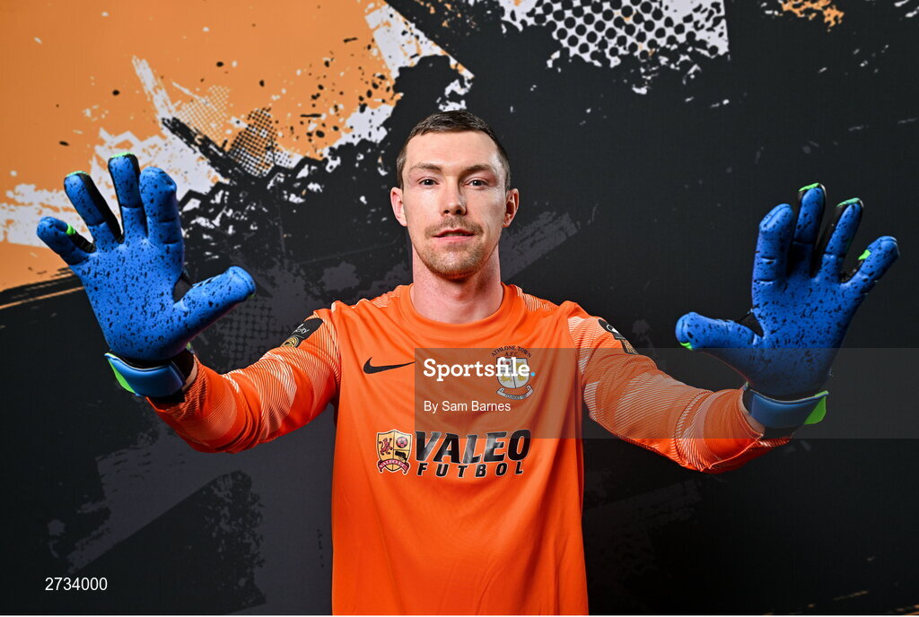 14 February 2024; Shaun O'Donnell poses for a portrait during a Athlone Town FC squad portraits session at Athlone Town Stadium in Athlone, Westmeath. Photo by Sam Barnes/Sportsfile
