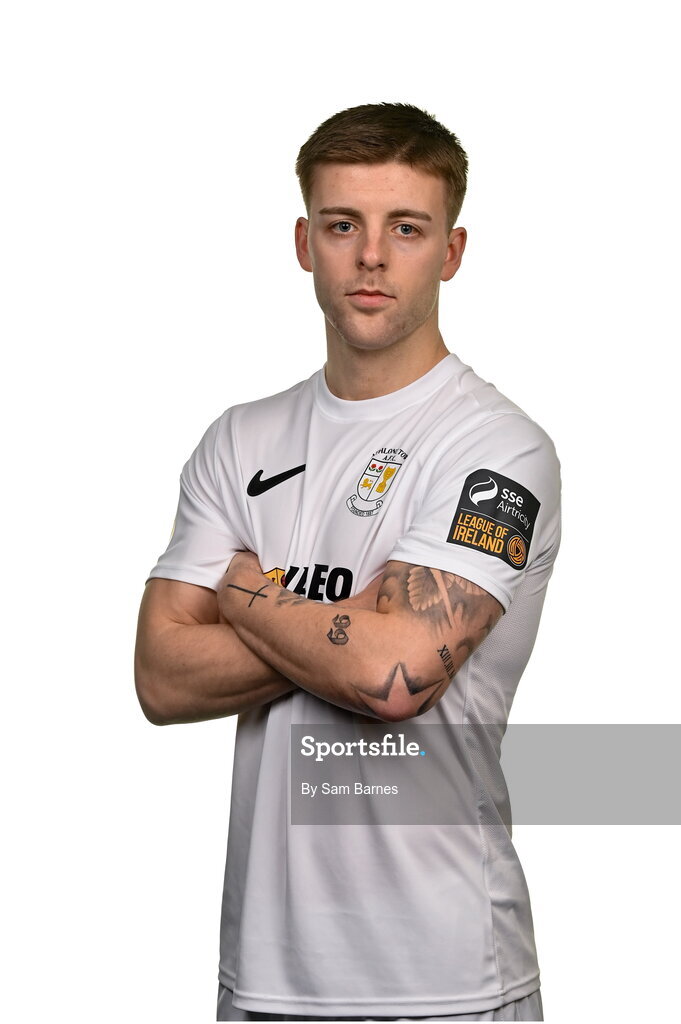 14 February 2024; Dylan Hand poses for a portrait during a Athlone Town FC squad portraits session at Athlone Town Stadium in Athlone, Westmeath. Photo by Sam Barnes/Sportsfile