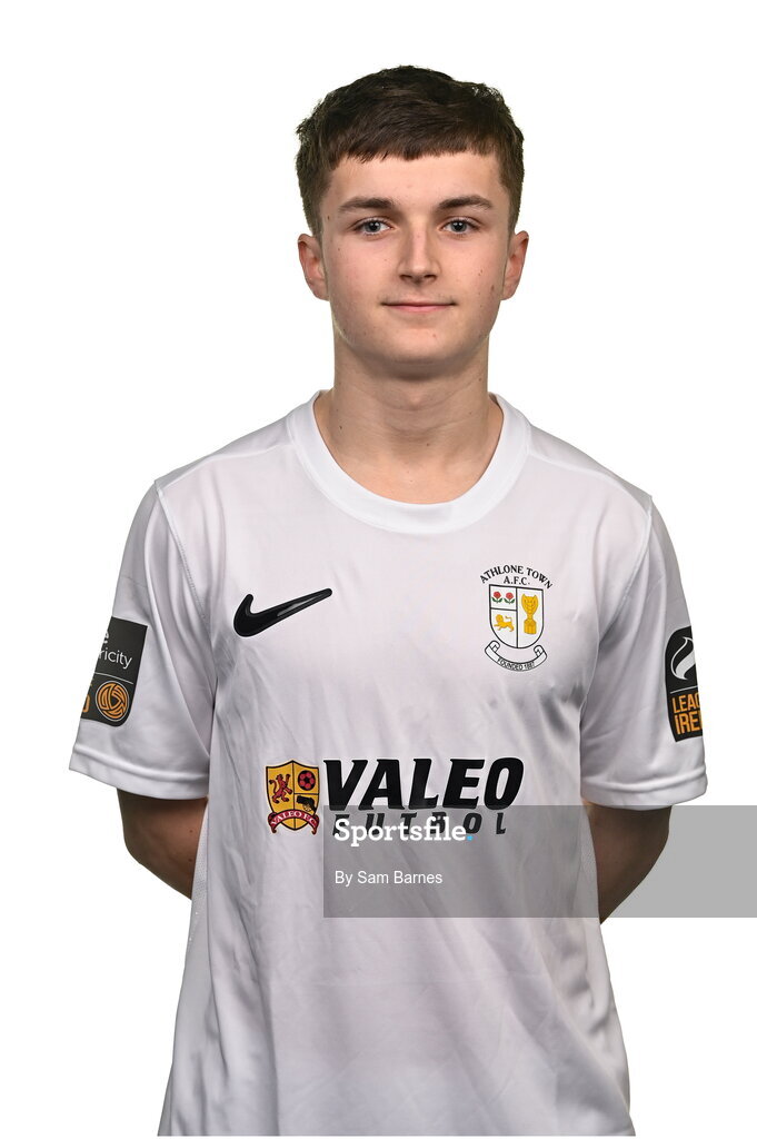 14 February 2024; Shane Forbes poses for a portrait during a Athlone Town FC squad portraits session at Athlone Town Stadium in Athlone, Westmeath. Photo by Sam Barnes/Sportsfile