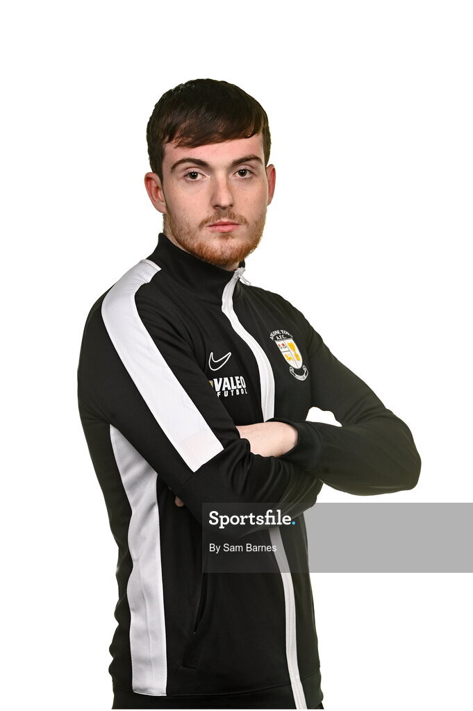 14 February 2024; Athlone Town FC Coach Sean O'Connor poses for a portrait during a Athlone Town FC squad portraits session at Athlone Town Stadium in Athlone, Westmeath. Photo by Sam Barnes/Sportsfile