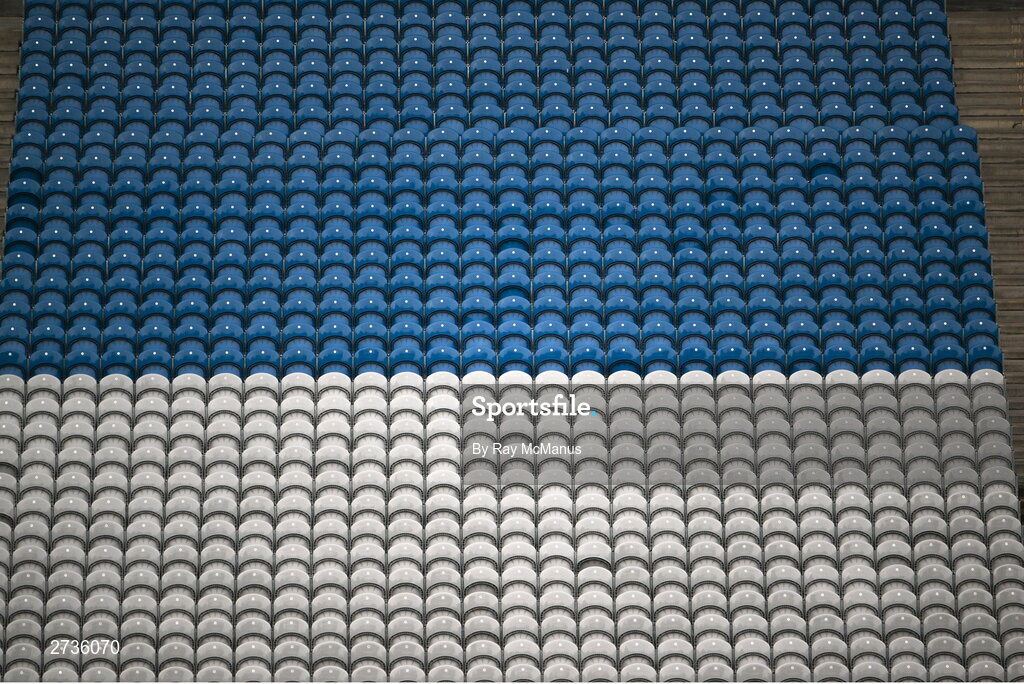 17 February 2024; New seating, in the Cusack Stand, before the Allianz Football League Division 1 match between Dublin and Roscommon at Croke Park in Dublin. Photo by Ray McManus/Sportsfile