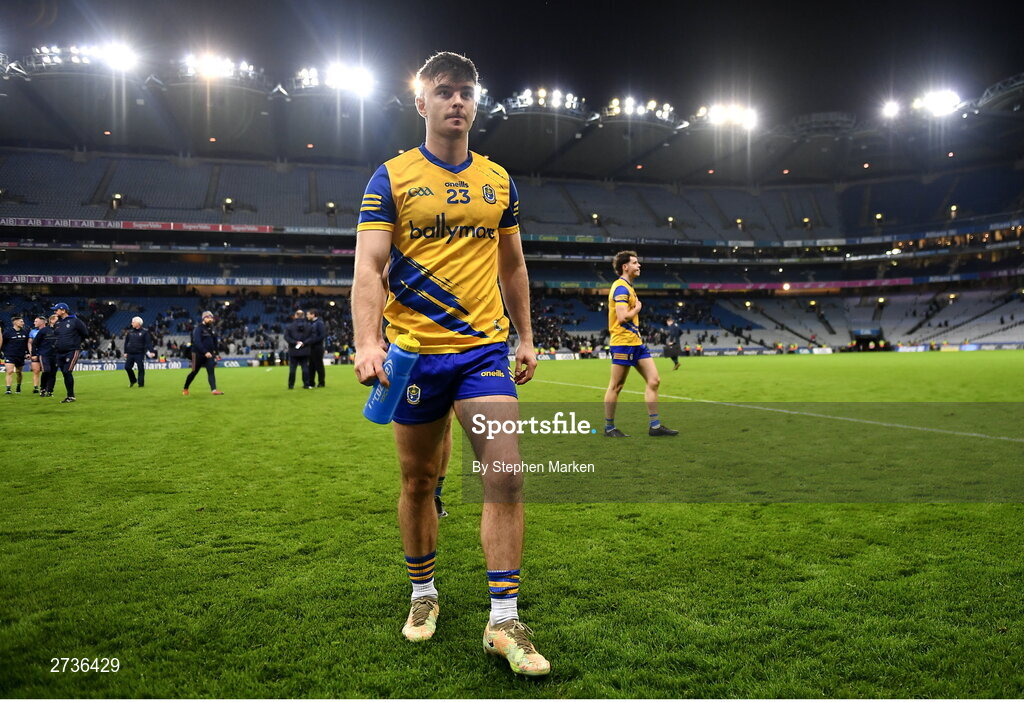 17 February 2024; Cathal Heneghan of Roscommon after the Allianz Football League Division 1 match between Dublin and Roscommon at Croke Park in Dublin. Photo by Stephen Marken/Sportsfile