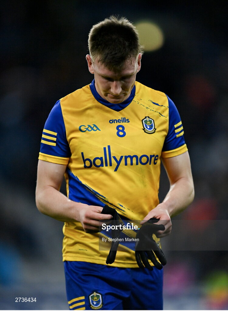 17 February 2024; Shane Cunnane of Roscommon following the Allianz Football League Division 1 match between Dublin and Roscommon at Croke Park in Dublin. Photo by Stephen Marken/Sportsfile