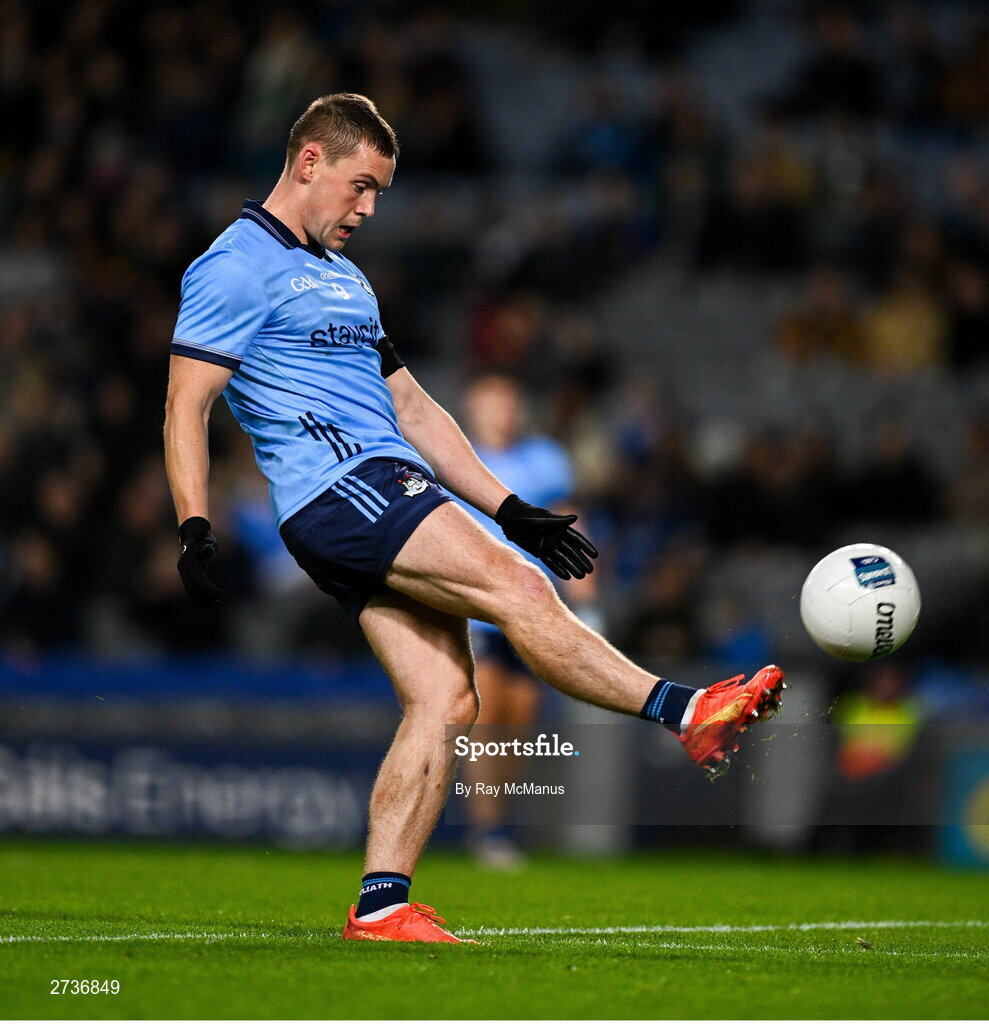 17 February 2024; Con O'Callaghan of Dublin during the Allianz Football League Division 1 match between Dublin and Roscommon at Croke Park in Dublin. Photo by Ray McManus/Sportsfile