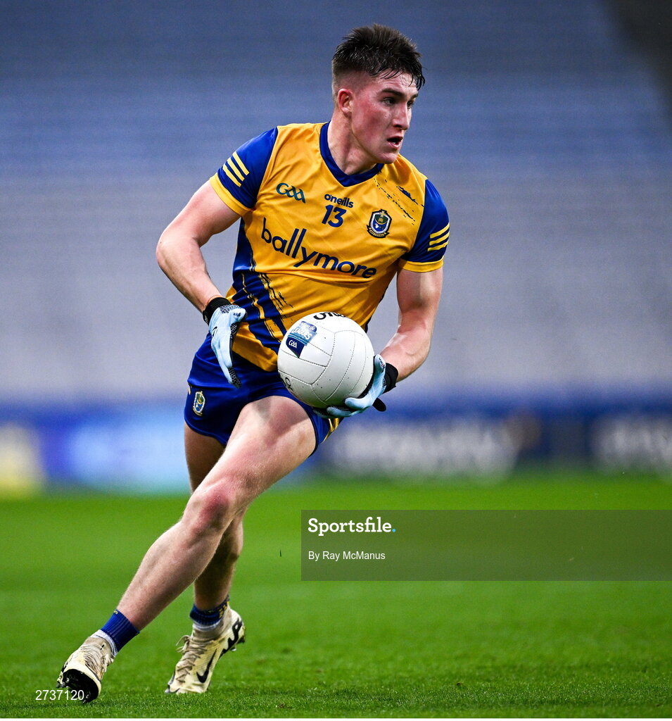 17 February 2024; Dáire Cregg of Roscommon during the Allianz Football League Division 1 match between Dublin and Roscommon at Croke Park in Dublin. Photo by Ray McManus/Sportsfile