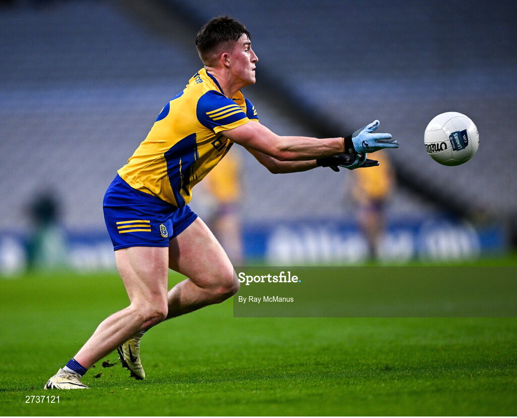 17 February 2024; Dáire Cregg of Roscommon during the Allianz Football League Division 1 match between Dublin and Roscommon at Croke Park in Dublin. Photo by Ray McManus/Sportsfile