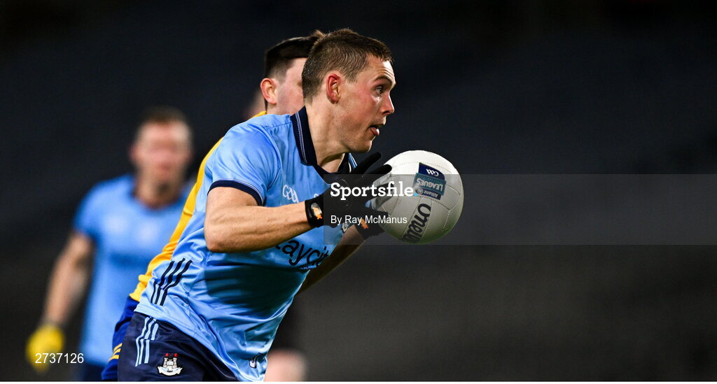 17 February 2024; Con O'Callaghan of Dublin during the Allianz Football League Division 1 match between Dublin and Roscommon at Croke Park in Dublin. Photo by Ray McManus/Sportsfile