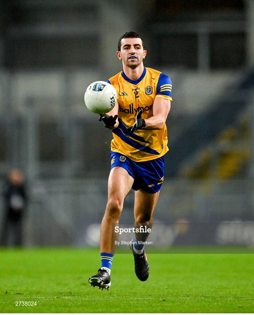 17 February 2024; Ciarán Lennon of Roscommon during the Allianz Football League Division 1 match between Dublin and Roscommon at Croke Park in Dublin. Photo by Stephen Marken/Sportsfile