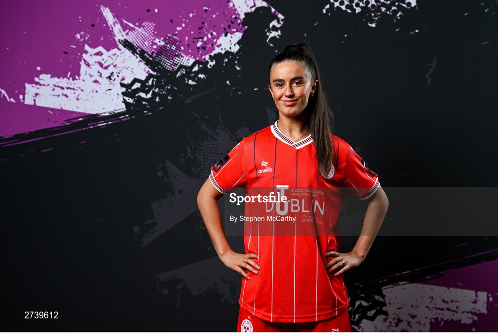 21 February 2024; Alex Kavanagh poses for a portrait during a Shelbourne FC squad portraits at Tolka Park in Dublin. Photo by Stephen McCarthy/Sportsfile