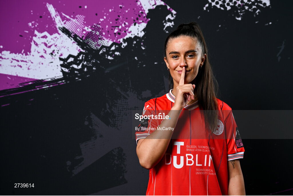 21 February 2024; Alex Kavanagh poses for a portrait during a Shelbourne FC squad portraits at Tolka Park in Dublin. Photo by Stephen McCarthy/Sportsfile