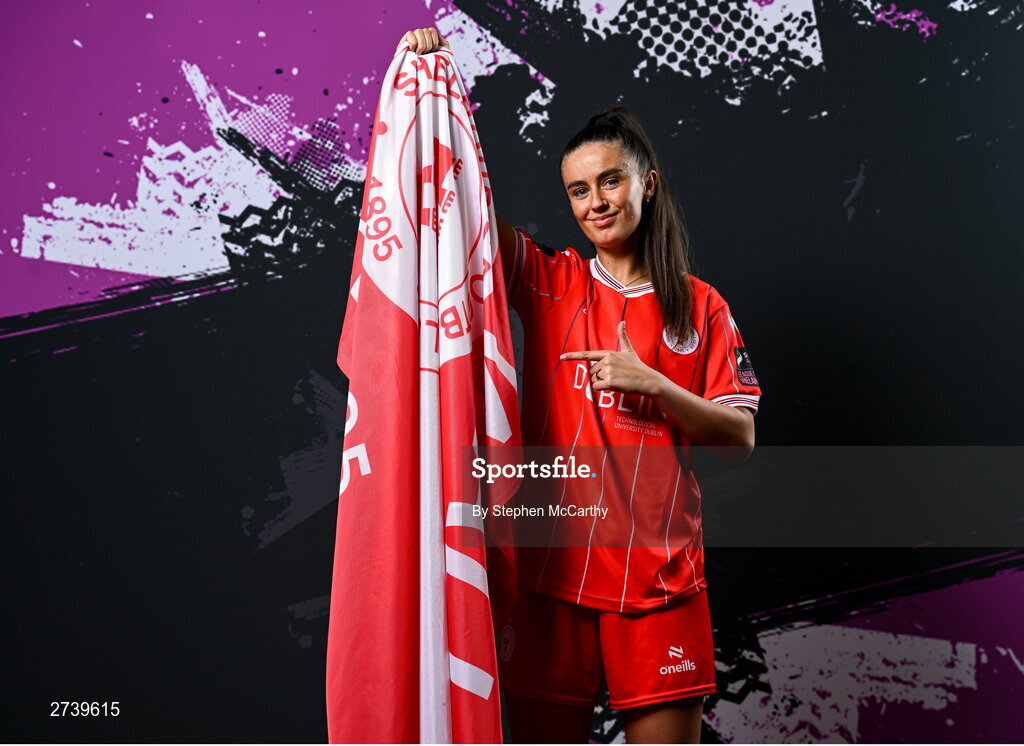 21 February 2024; Alex Kavanagh poses for a portrait during a Shelbourne FC squad portraits at Tolka Park in Dublin. Photo by Stephen McCarthy/Sportsfile