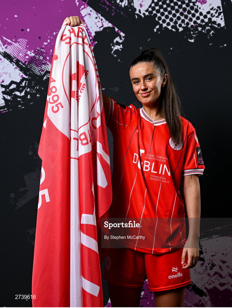 21 February 2024; Alex Kavanagh poses for a portrait during a Shelbourne FC squad portraits at Tolka Park in Dublin. Photo by Stephen McCarthy/Sportsfile