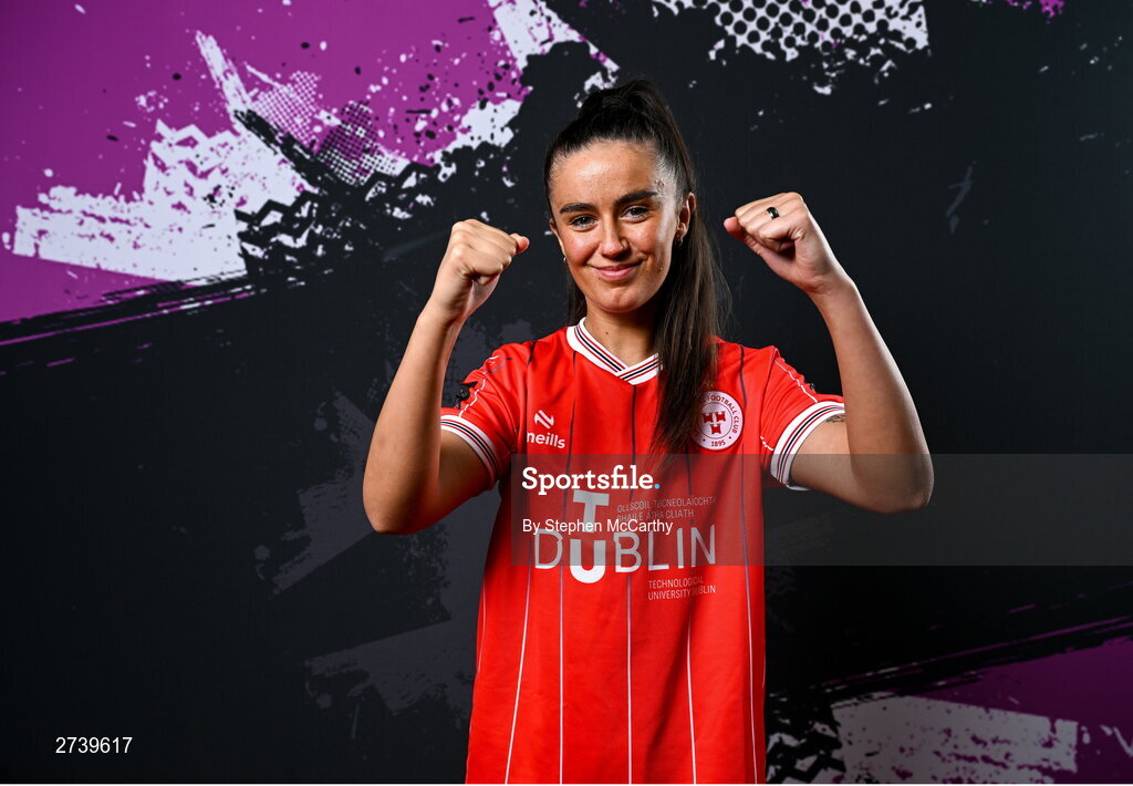 21 February 2024; Alex Kavanagh poses for a portrait during a Shelbourne FC squad portraits at Tolka Park in Dublin. Photo by Stephen McCarthy/Sportsfile