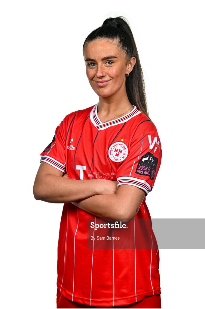 21 February 2024; Alex Kavanagh poses for a portrait during a Shelbourne FC squad portraits at Tolka Park in Dublin. Photo by Sam Barnes/Sportsfile