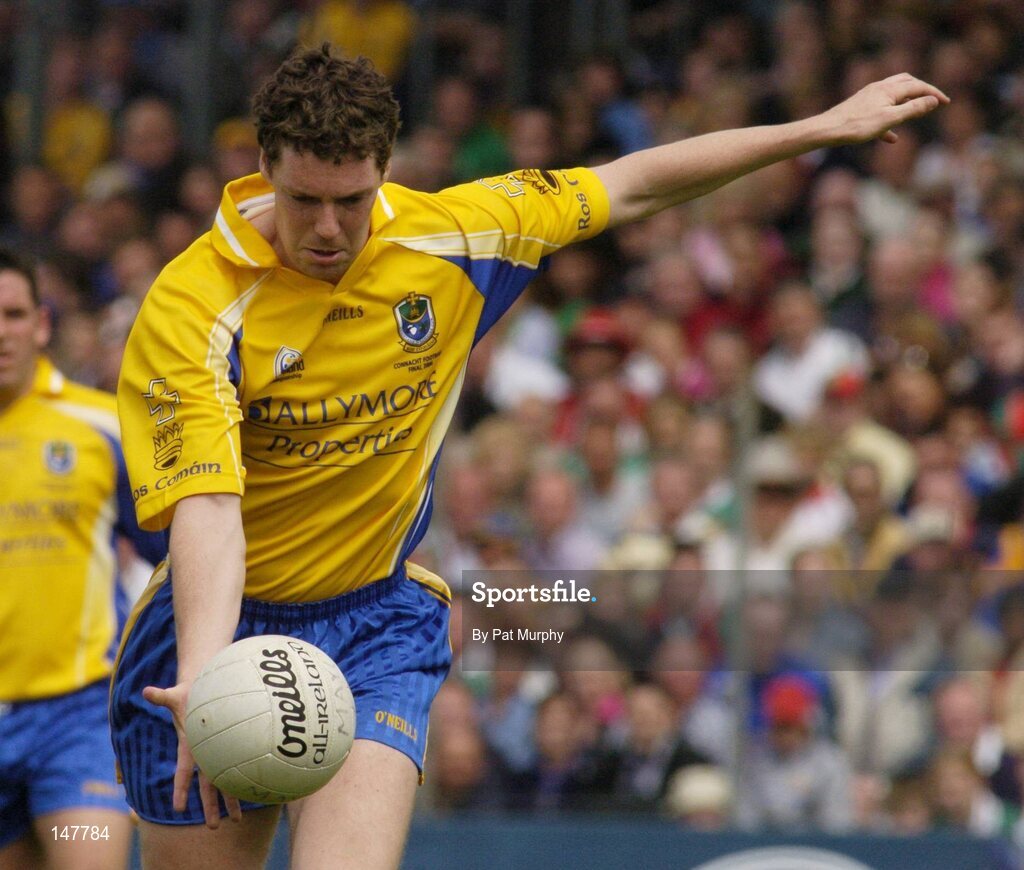18 July 2004; Stephen Lohan, Roscommon. Bank of Ireland Connacht Senior Football Championship Final, Mayo v Roscommon, McHale Park, Castlebar, Co. Mayo. Picture credit; Pat Murphy / SPORTSFILE