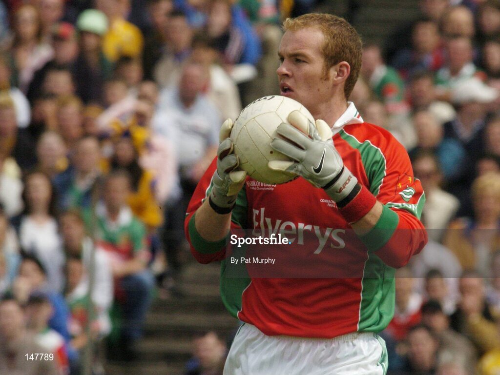 18 July 2004; Fintan Ruddy, Mayo goalkeeper. Bank of Ireland Connacht Senior Football Championship Final, Mayo v Roscommon, McHale Park, Castlebar, Co. Mayo. Picture credit; Pat Murphy / SPORTSFILE