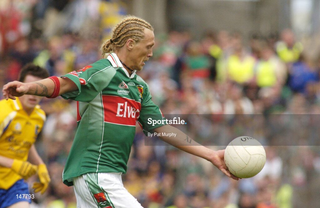 18 July 2004; Ciaran McDonald, Mayo. Bank of Ireland Connacht Senior Football Championship Final, Mayo v Roscommon, McHale Park, Castlebar, Co. Mayo. Picture credit; Pat Murphy / SPORTSFILE