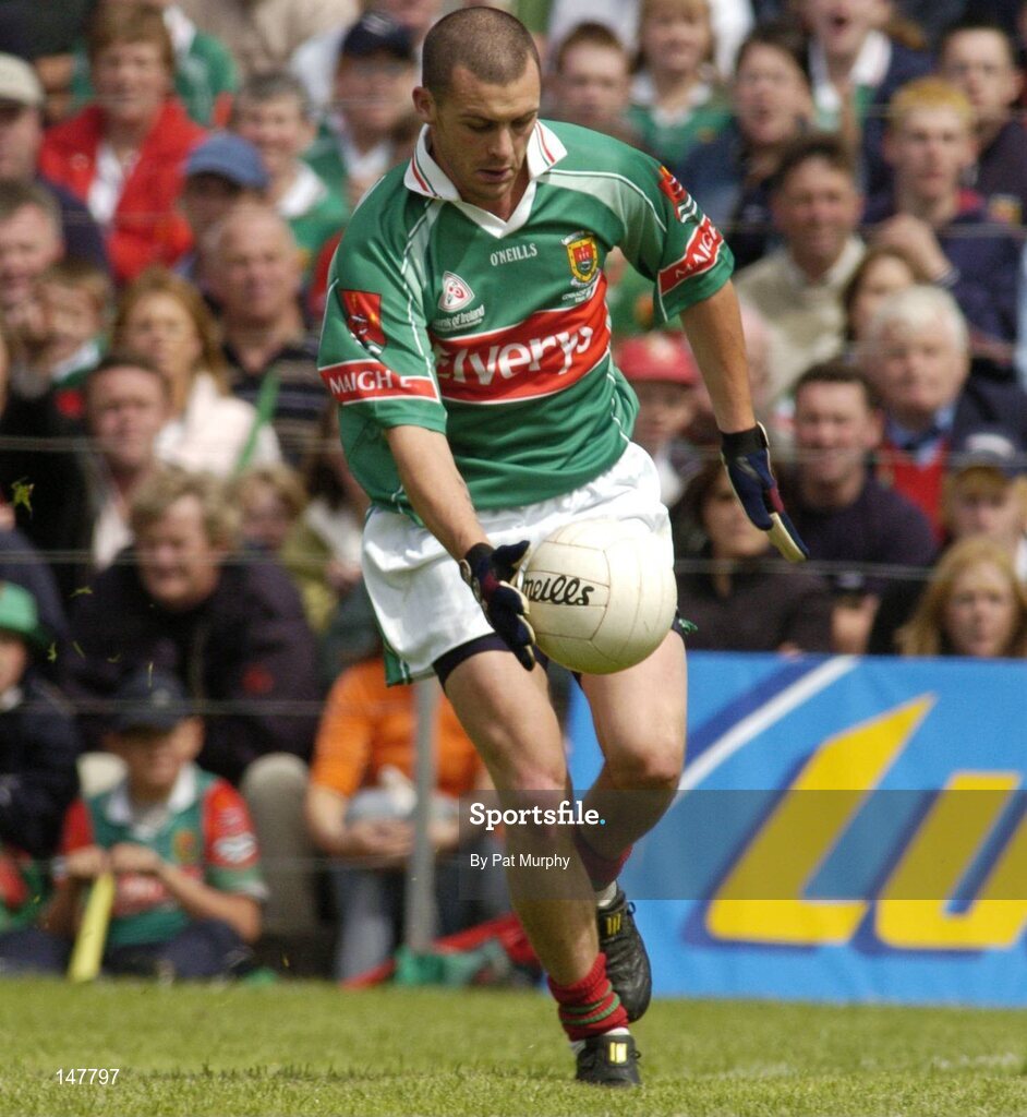 18 July 2004; Trevor Mortimer, Mayo. Bank of Ireland Connacht Senior Football Championship Final, Mayo v Roscommon, McHale Park, Castlebar, Co. Mayo. Picture credit; Pat Murphy / SPORTSFILE