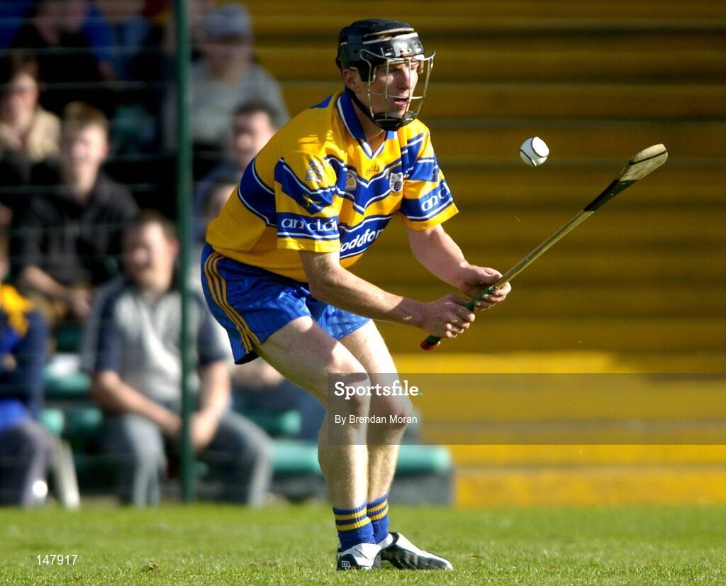 17 July 2004; Niall Gilligan, Clare. Guinness Senior Hurling Championship Qualifier, Round 3, Clare v Offaly, Gaelic Grounds, Limerick. Picture credit; Brendan Moran / SPORTSFILE