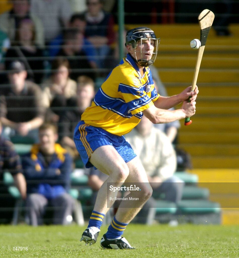 17 July 2004; Niall Gilligan, Clare. Guinness Senior Hurling Championship Qualifier, Round 3, Clare v Offaly, Gaelic Grounds, Limerick. Picture credit; Brendan Moran / SPORTSFILE