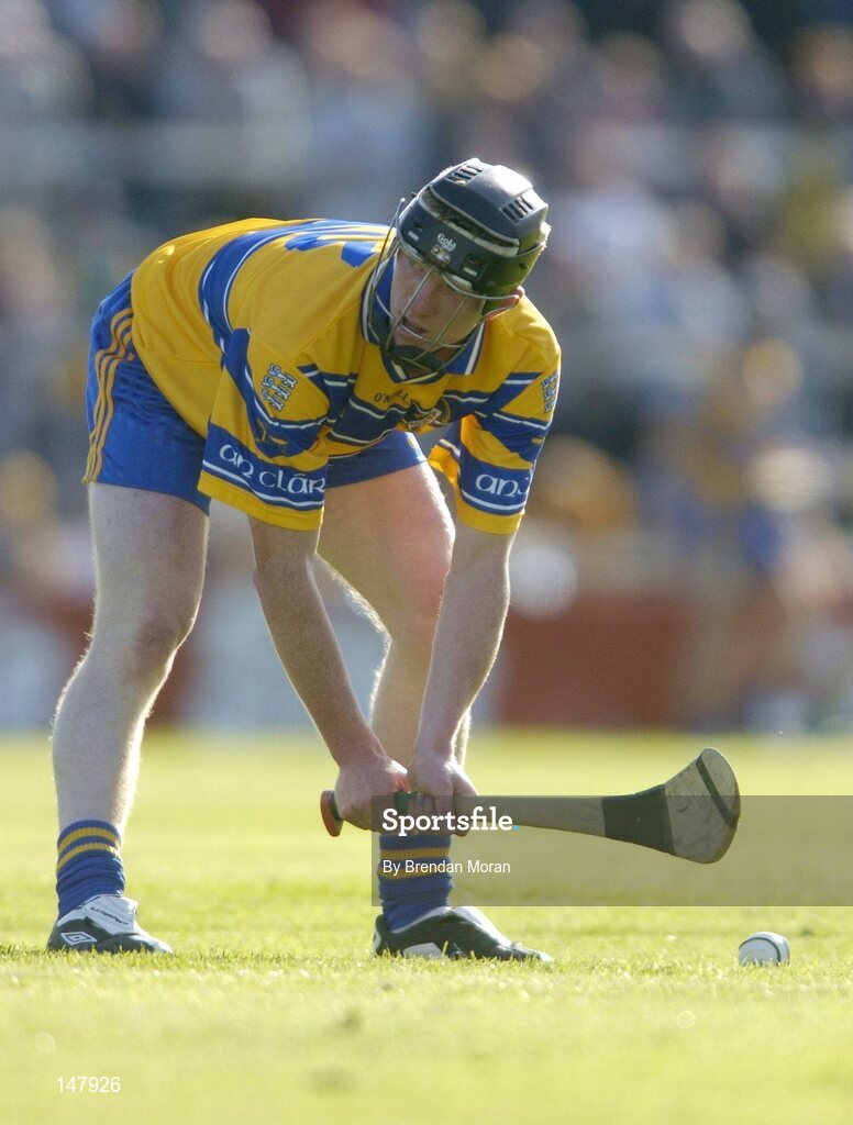 17 July 2004; Niall Gilligan, Clare. Guinness Senior Hurling Championship Qualifier, Round 3, Clare v Offaly, Gaelic Grounds, Limerick. Picture credit; Brendan Moran / SPORTSFILE