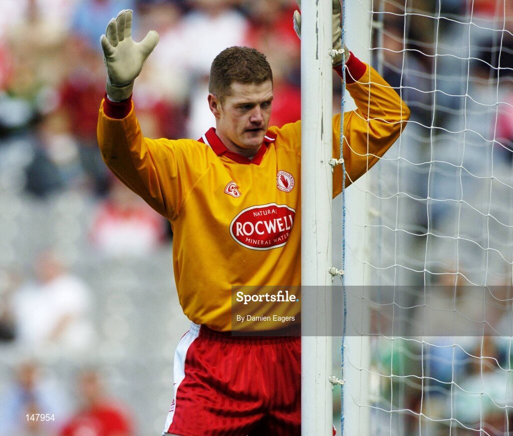 17 July 2004; Pascal McConnell, Tyrone goalkeeper. Bank of Ireland Senior Football Championship Qualifier, Round 3, Tyrone v Galway, Croke Park, Dublin. Picture credit; Damien Eagers / SPORTSFILE