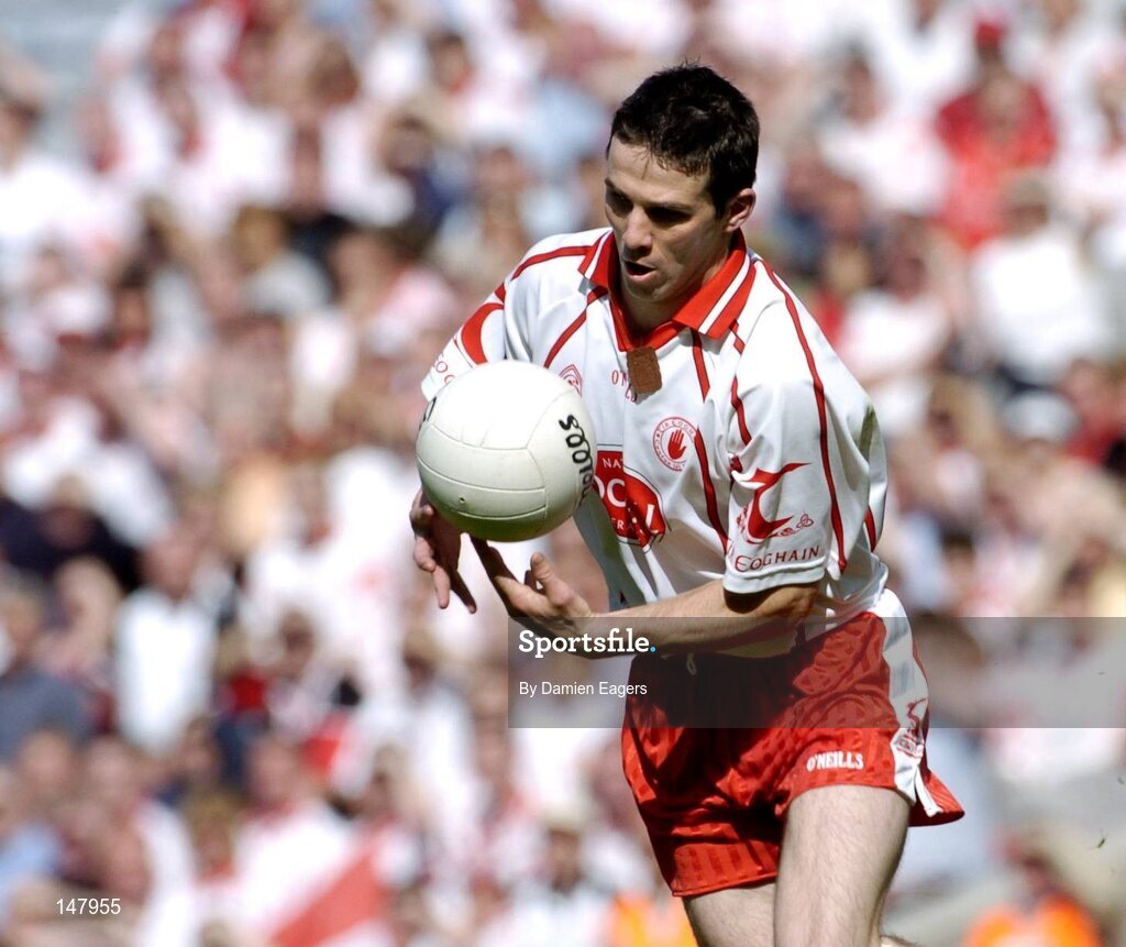 17 July 2004; Ciaran Gourley, Tyrone. Bank of Ireland Senior Football Championship Qualifier, Round 3, Tyrone v Galway, Croke Park, Dublin. Picture credit; Damien Eagers / SPORTSFILE