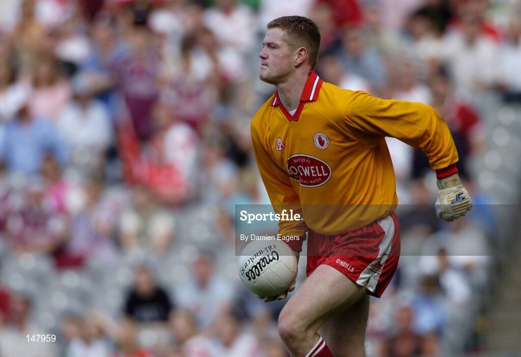 17 July 2004; Pascal McConnell, Tyrone goalkeeper. Bank of Ireland Senior Football Championship Qualifier, Round 3, Tyrone v Galway, Croke Park, Dublin. Picture credit; Damien Eagers / SPORTSFILE