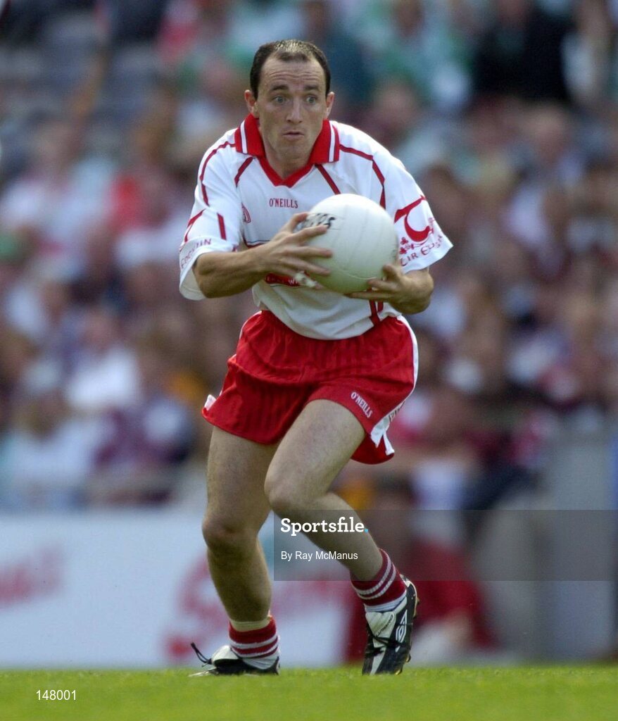 17 July 2004; Brian Dooher, Tyrone. Bank of Ireland Senior Football Championship Qualifier, Round 3, Tyrone v Galway, Croke Park, Dublin. Picture credit; Ray McManus / SPORTSFILE