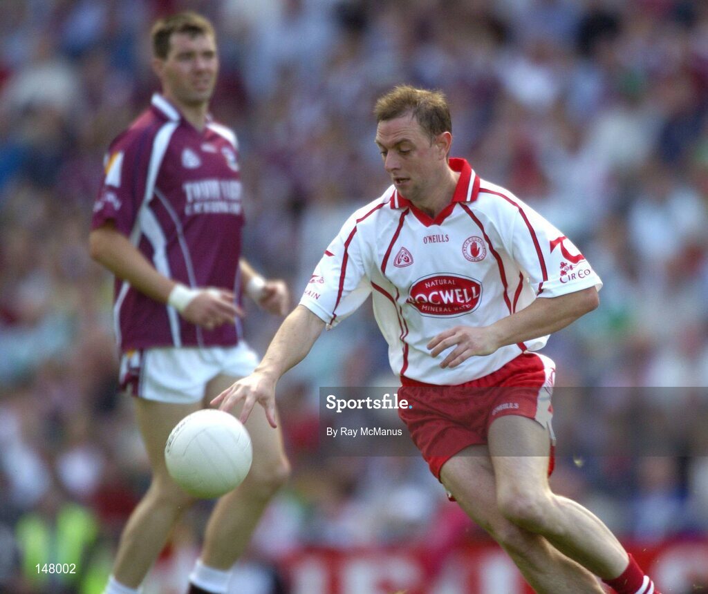 17 July 2004; Brian McGuigan, Tyrone. Bank of Ireland Senior Football Championship Qualifier, Round 3, Tyrone v Galway, Croke Park, Dublin. Picture credit; Ray McManus / SPORTSFILE