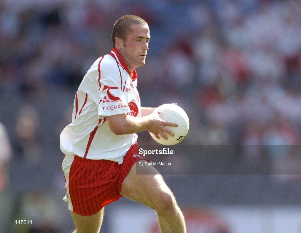 17 July 2004; Stephen O'Neill, Tyrone. Bank of Ireland Senior Football Championship Qualifier, Round 3, Tyrone v Galway, Croke Park, Dublin. Picture credit; Ray McManus / SPORTSFILE