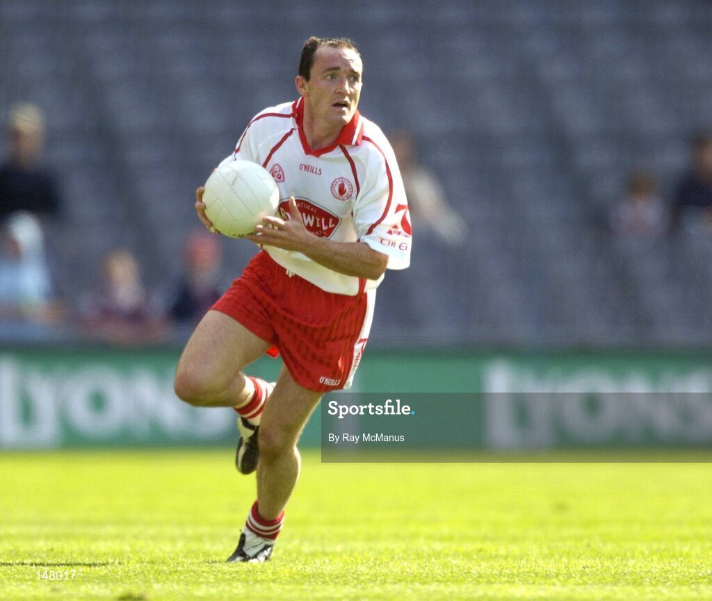 17 July 2004; Brian Dooher, Tyrone. Bank of Ireland Senior Football Championship Qualifier, Round 3, Tyrone v Galway, Croke Park, Dublin. Picture credit; Ray McManus / SPORTSFILE