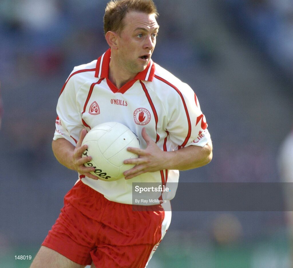 17 July 2004; Gerard Cavlan, Tyrone. Bank of Ireland Senior Football Championship Qualifier, Round 3, Tyrone v Galway, Croke Park, Dublin. Picture credit; Ray McManus / SPORTSFILE