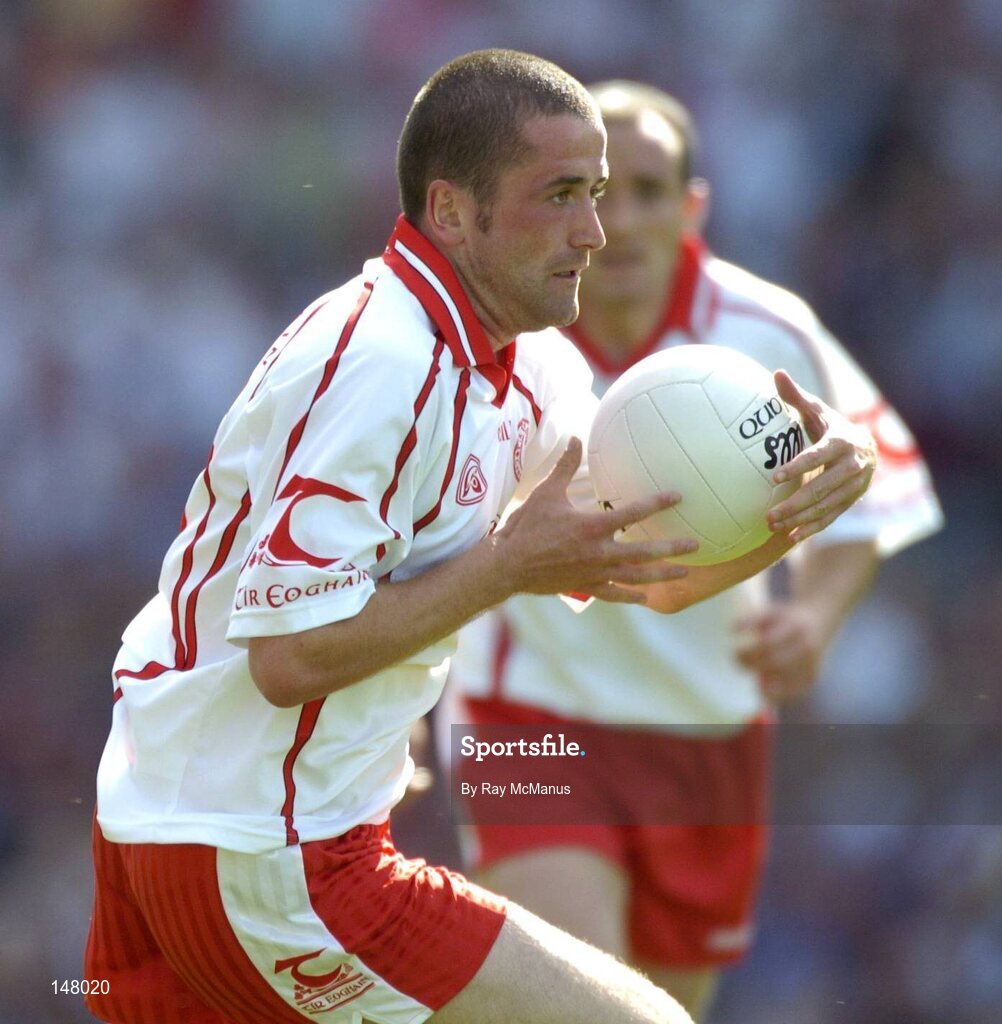 17 July 2004; Stephen O'Neill, Tyrone. Bank of Ireland Senior Football Championship Qualifier, Round 3, Tyrone v Galway, Croke Park, Dublin. Picture credit; Ray McManus / SPORTSFILE