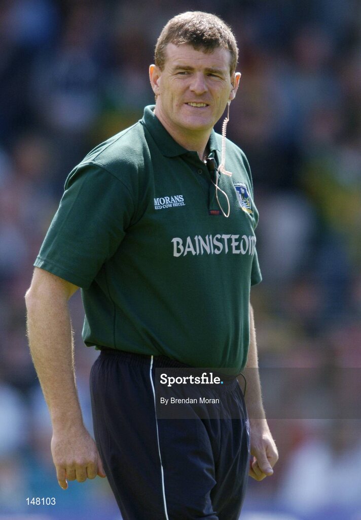 18 July 2004; Liam Kearns, Limerick manager. Bank of Ireland Munster Senior Football Championship Final Replay, Kerry v Limerick, Fitzgerald Stadium, Killarney, Co. Kerry. Picture credit; Brendan Moran / SPORTSFILE