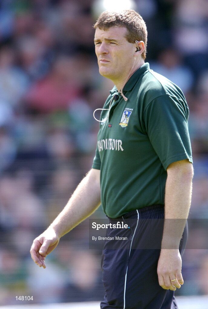 18 July 2004; Liam Kearns, Limerick manager. Bank of Ireland Munster Senior Football Championship Final Replay, Kerry v Limerick, Fitzgerald Stadium, Killarney, Co. Kerry. Picture credit; Brendan Moran / SPORTSFILE